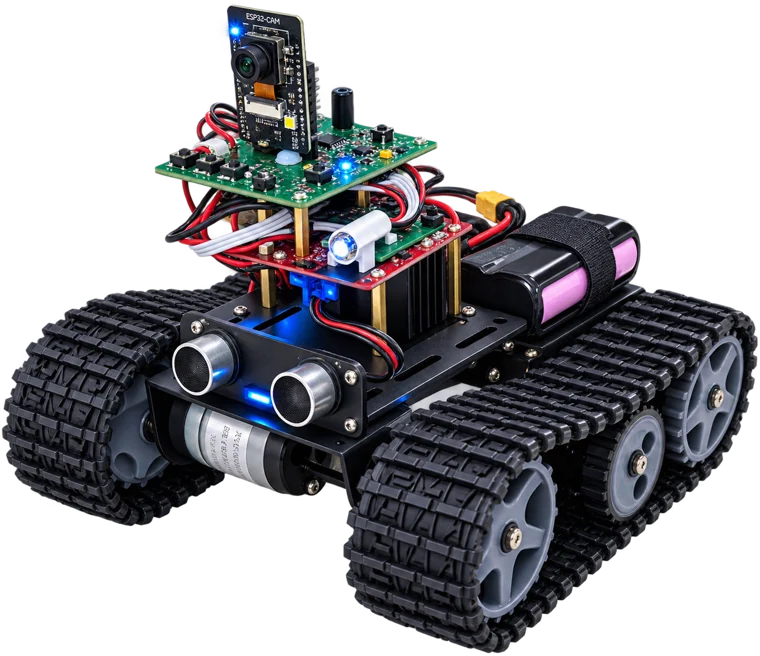 Pasovy robot Terrano - IoT zarizeni na ESP32